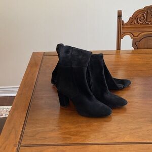 DKNY Black Over the Knee Boots, faux suede